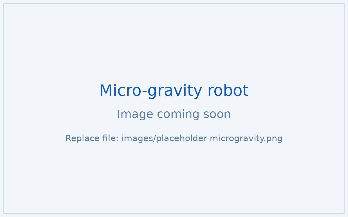 Micro-gravity robot and bimanual platform