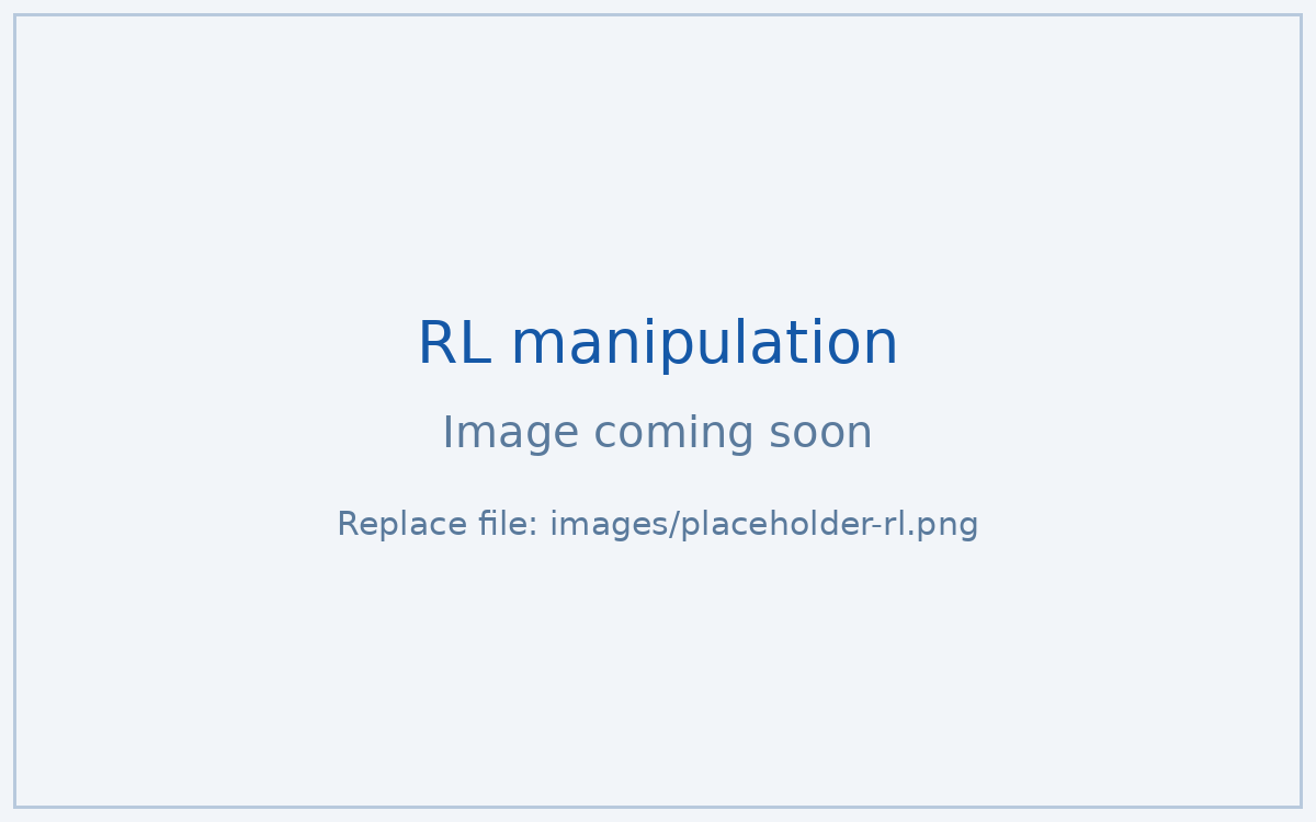 Reinforcement learning for manipulation